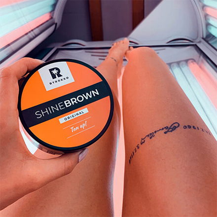 SHINE BROWN PREMIUM TAN-BOOSTING CREAM 120ml